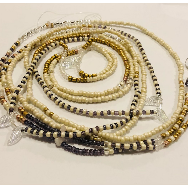 "Ivory Silk" -  Empress Collection Waist Beads