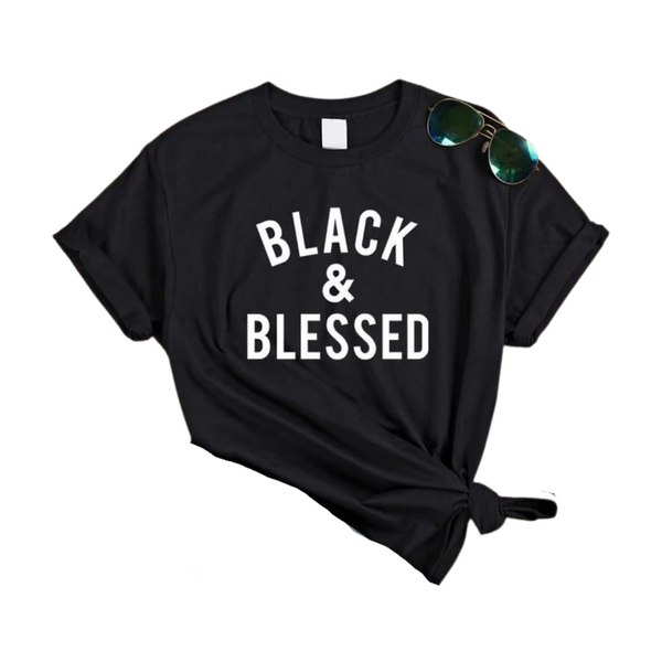 "Black & Blessed" Tee