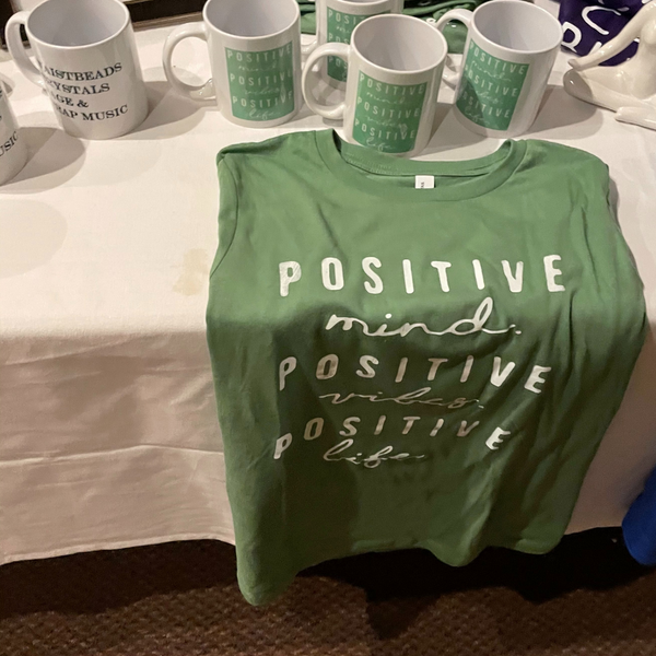 "Positive"   Cup of Tee Gift Set!