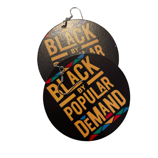 "Black By Popular Demand" - Earrings